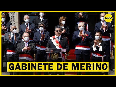 ¡LO ÚLTIMO! Presidente Manuel Merino tomó juramento al gabinete Ántero Flores-Aráoz