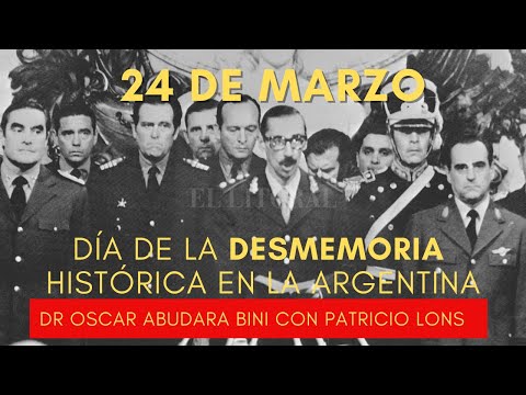 24 de marzo, día de la desmemoria histórica en la Argentina