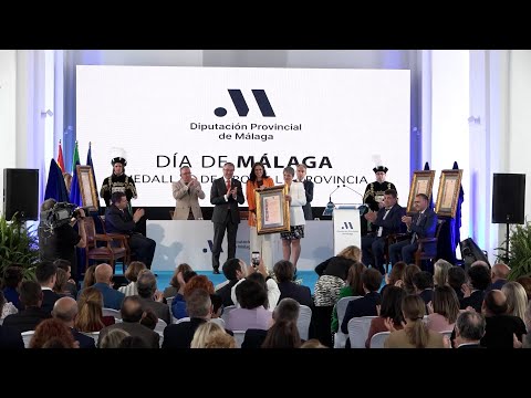 La Diputación entrega sus Medallas de Oro en el Día de la Provincia de Málaga