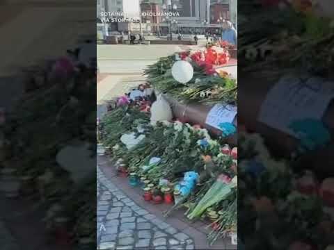 Mourners Gather for Victims of Moscow Concert Venue Attack