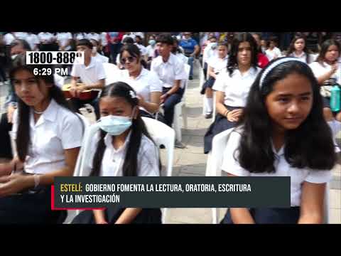 Comunidad educativa de Estelí celebró el día nacional del Libro - Nicaragua