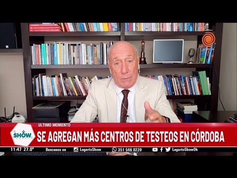 Se agregan más centros de testeos en Córdoba capital