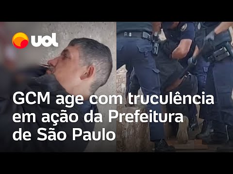 Prefeitura de SP retira itens de moradores de rua e GCMS agridem homem