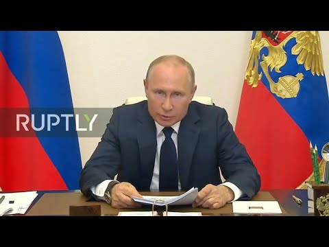 LIVE: Putin holds meeting on coronavirus situation in Russia (English - TIME TBC)