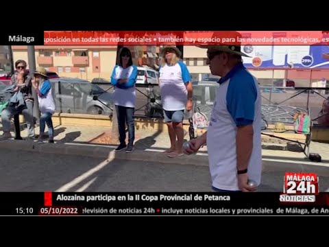 Noticia - Alozaina participa en la II Copa Provincial de Petanca