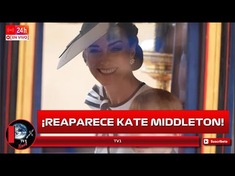 Espectacular reaparición de Kate Middleton en el cumpleaños de Carlos III en Londres