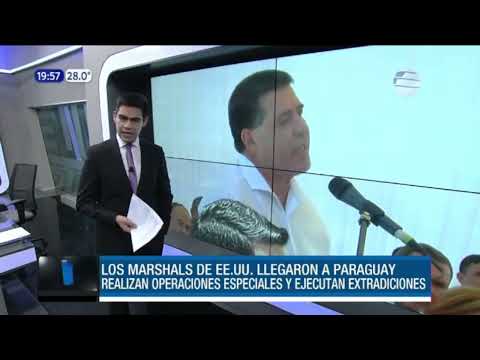 Los marshals de Estados Unidos llegaron a Paraguay
