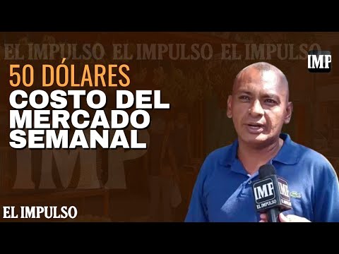 Entre 30 y 50 dólares se necesitan para el mercado semanal, aseguran barquisimetanos #24Sep