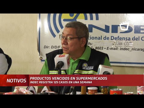 Indec registra 125 productos vencidos en supermercados en Managua