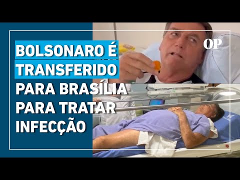 Bolsonaro é transferido para Brasília após quadro de infecção
