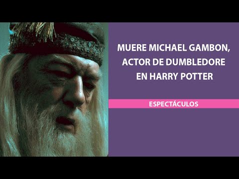 Muere Michael Gambon, actor de Dumbledore en Harry Potter