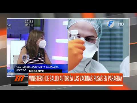 Salud autoriza vacunas rusas en Paraguay