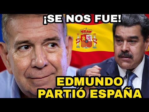 DE ULTIMO MINUTO! EDMUNDO GONZALEZ ABANDONA VENEZUELA NICOLAS MADURO LO ENVIA A ESPAÑA COMO ASILO