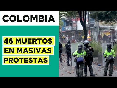 Policía colombiana asesinó a al menos 28 personas durante las protestas antigubernamentales masivas