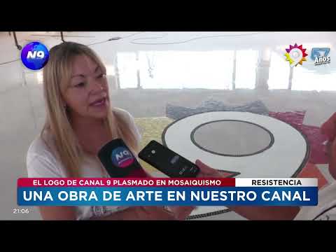 UNA OBRA DE ARTE EN NUESTRO CANAL - NOTICIERO 9 -