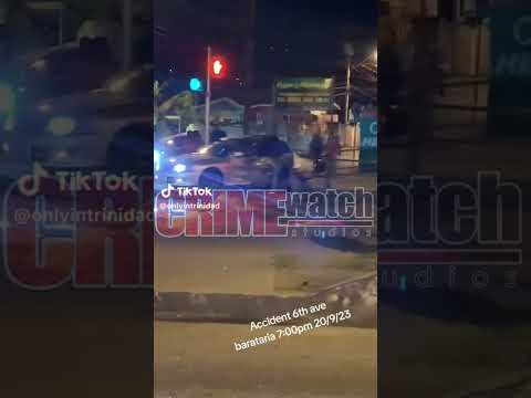 An accident involving a police vehicle was reported near 6th Avenue in Barataria earlier tonight