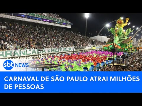 SBT News na TV: Carnaval atrai milhões de pessoas em SP; Desfiles e bloquinhos agitaram a cidade