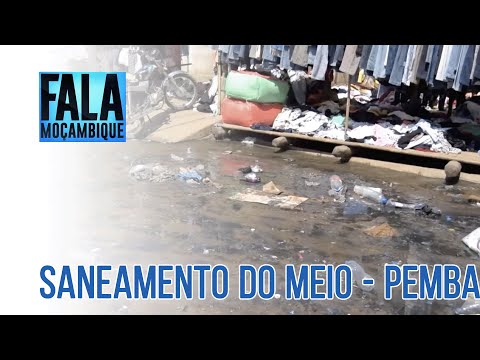 Em Cabo Delgado: Águas de esgoto espalham-se na Praça da Emulação Socialista em Pemba @PortalFM24
