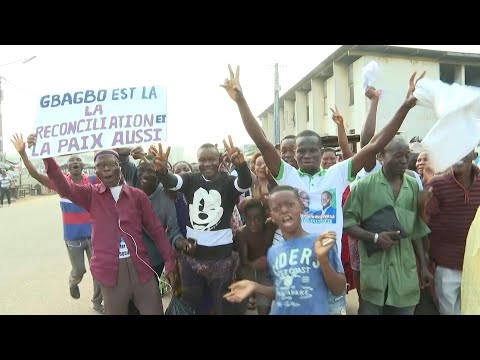 Les partisans de Laurent Gbagbo mobilisés pour son retour en Côte d'Ivoire | AFP Images