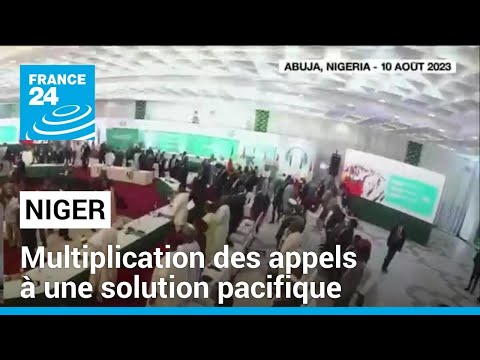 Niger : multiplication des appels internationaux à une solution pacifique • FRANCE 24