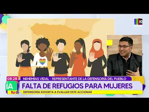 Abre los Ojos: Defensoría del Pueblo exhorta a reforzar refugios para mujeres