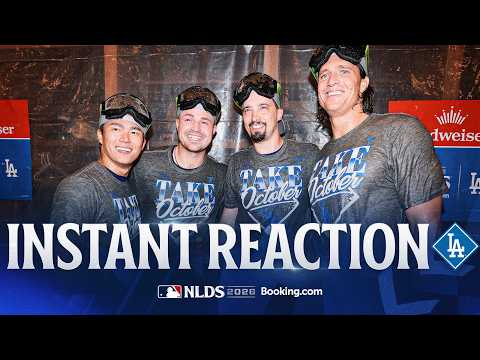 LA 다저스가 3년 연속 NLCS 진출을 확정지은 가운데, 클럽하우스 내부 모습과 다양한 반응들을 전해드립니다!