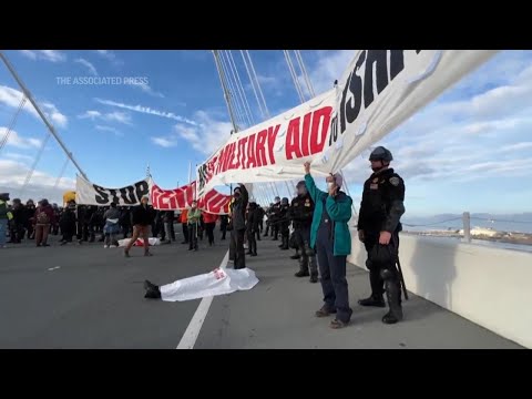 Protesters demanding ceasefire block San Francisco's Bay Bridge