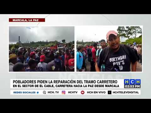 Pobladores se toman carretera en La Paz, exigiendo reparación de carreteras no balastreo