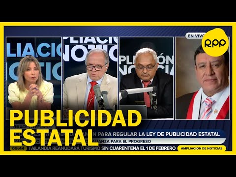 Congresista Alejandro Soto descarta conflicto de interés en dictamen para regular publicidad estatal