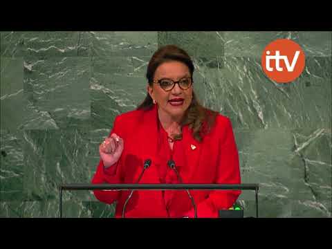 Duro mensaje de la presidenta de Honduras Xiomara Castro ante las Naciones Unidas