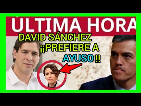 DAVID SÁNCHEZ PREFIERE LOS IMPUESTOS DE AYUSO