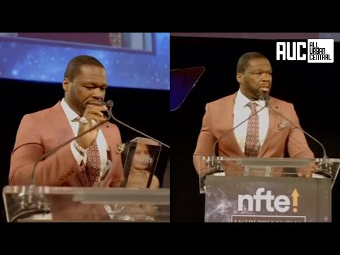 50 Cent Gets Choked Up After Receiving 2024 Entrepreneurial Leadership Award