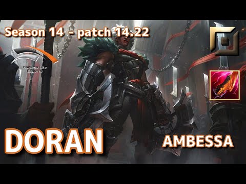 【KRサーバー/D3】HLE Doran アンベッサ(Ambessa) VS カーサス(Karthus) TOP - Patch14.22 KR Ranked【LoL】