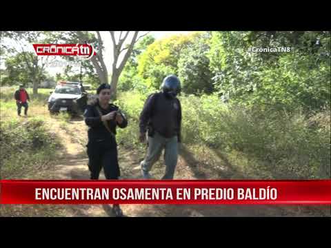 Encuentran osamenta de sexo masculino en Cofradía, Masaya - Nicaragua