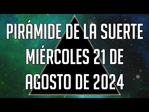 Pirámide de la Suerte para el Miércoles 21 de Agosto de 2024 - Lotería de Panamá