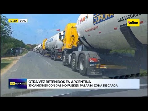 Otra vez camioneros paraguayos están varados en Argentina