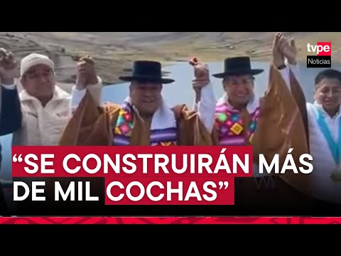 Ayacucho: Jefe de gabinete lideró inauguración de la represa Pallcca