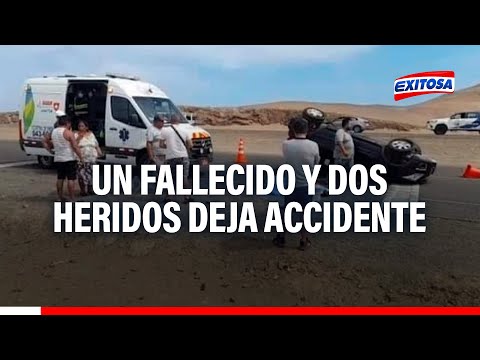 Un fallecido y dos heridos deja accidente en la Panamericana en Huarmey