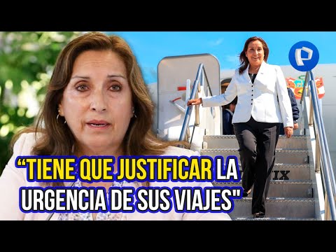 Alejandro Muñante: La presidenta Dina Boluarte tiene que justificar la urgencia de sus viajes