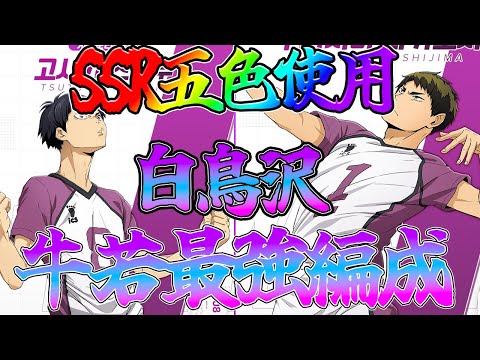 【ハイフラ】【SSR五色/使用動画】牛若との相性が最強すぎる件【ハイキュー!!FLY HIGH】【ハイキューアプリ】