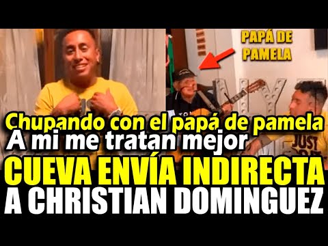 Christian Cueva envía indirecta a Dominguez tomando su chela con el papá de Pamela Franco