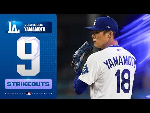 야마모토 요시노부, 또 한 번의 ‘명품’ 투구! (LA 다저스에서 9탈삼진) | MLB 하이라이트