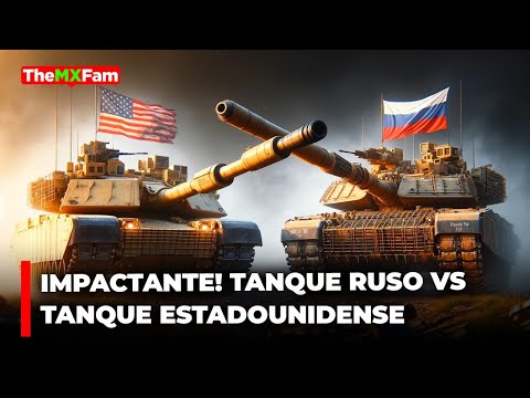 Tanque Abrams de EEUU Contra Tanque T-90 Ruso Impactante Video | TheMXFam