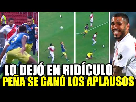 SERGIO PEÑA RIDICULIZÓ A CUELLAR CON GENIAL SOMBRERO Q SE CONVIRTIÓ EN GOL Y FUE ELOGIANDO EN REDES