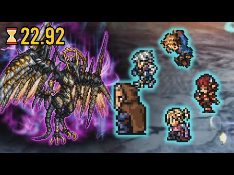 【FFRK】【覇者】軍神バハムート零式 30秒切り 物理有効 聖弱点 M神なし | [Conqueror] Bahamut ZERO PHY Holy Weak No MASB 22.92