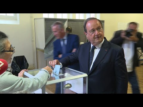 Legislatives: François Hollande vote à Tulle | AFP Images