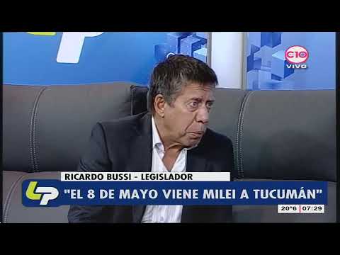 Viene Javier Millei: el 8 de mayo estará en Tucumán junto a Ricardo Bussi