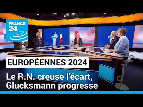 Elections européennes : Le RN creuse l'écart avec Valérie Hayer, Raphaël Glucksmann progresse