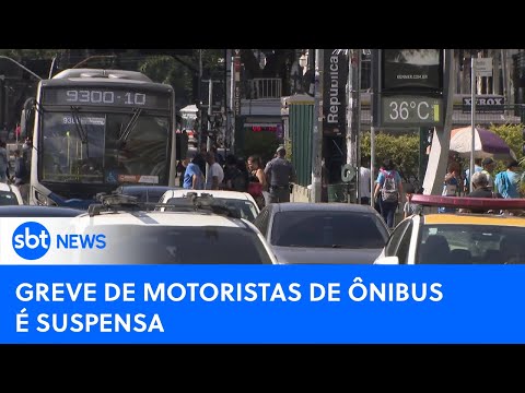 Greve de motoristas e cobradores de ônibus em São Paulo é suspensa | #SBTNewsnaTV (03/07/24)