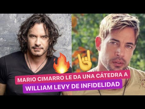 ?Mario Cimarro le da una cátedra a William Levy de que dejar de ser infiel si se puede?